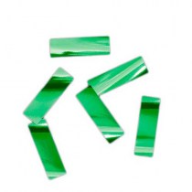 Зеленый металлизированный конфетти 17х55мм