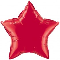 Фольгированная красная звезда, наполненная гелием