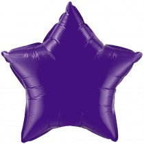 Фольгированная фиолетовая звезда, наполненная гелием