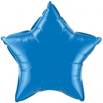 Фольгированная синяя звезда, наполненная гелием