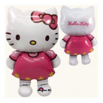 Купить ростовую фигуру персонажа Hello Kitty из фольги, наполненную гелием 