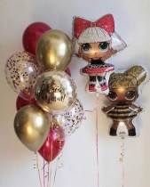 купить шары лол, куклы лол, воздушные шары на день рождения, детский день рождения, гелиевые шары, гелиевые шарики, шарики с гелием, шарики с гелием, доставка воздушных шаров с гелием, омск, в омске