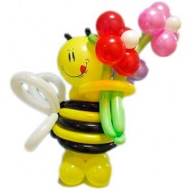 Фигура из воздушных шаров Веселая пчела