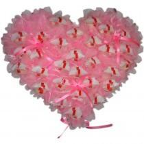 Букет из конфет Розовое сердце Рафаэлло