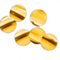 Золотой металлизированный конфетти круги