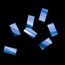 Синий металлизированный конфетти 10х20мм