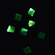 Зеленый металлизированный конфетти 6х6мм