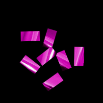 Фиолетовый металлизированный конфетти 10х20мм
